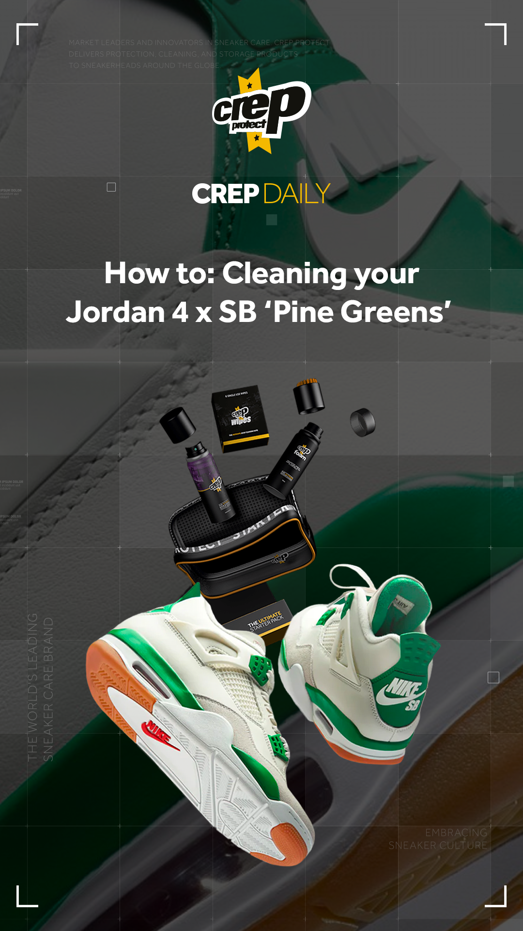 cleaning off white jordan 4