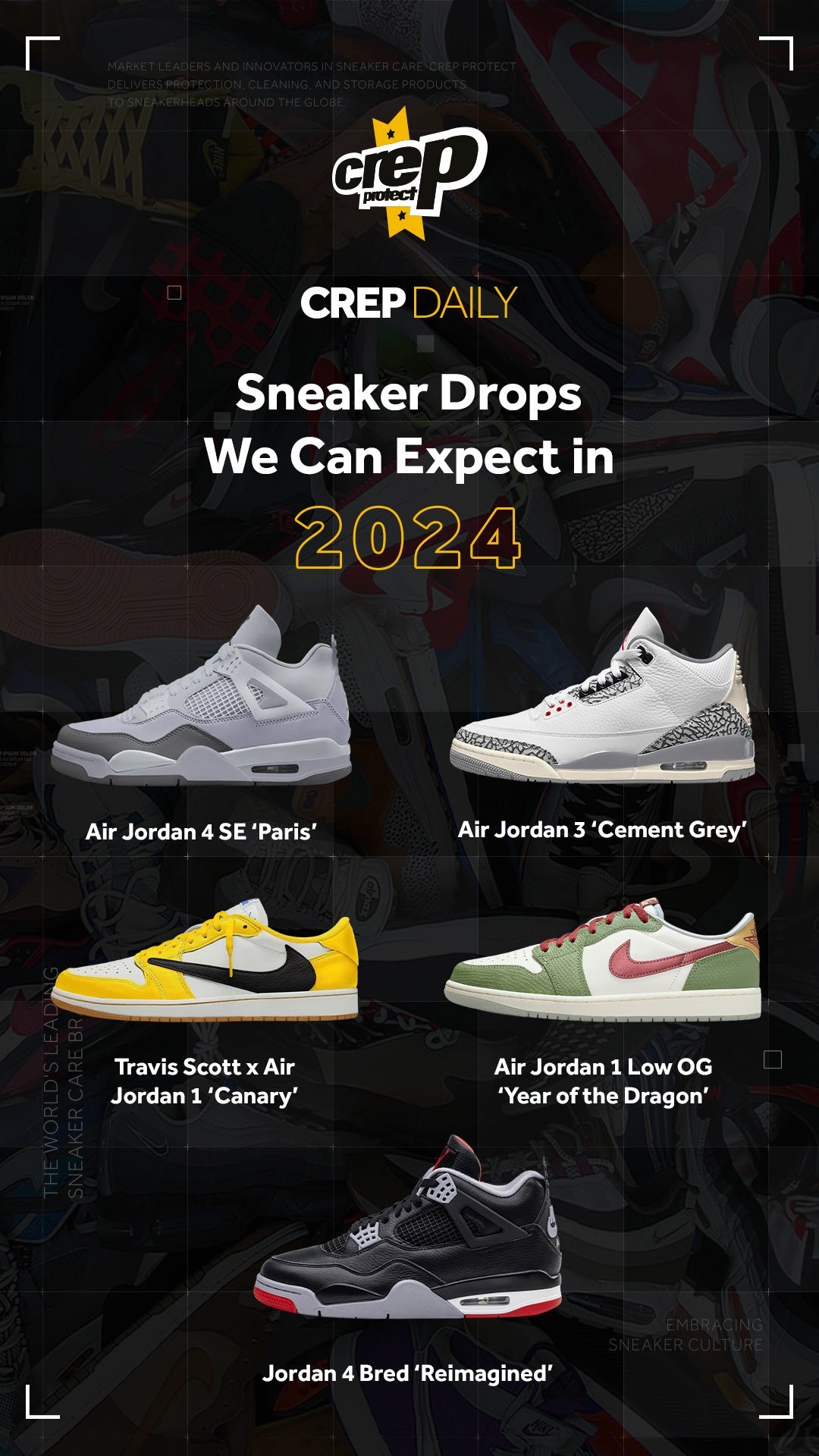 Sneaker Drops We Can Expect in 2024 â CrepProtect