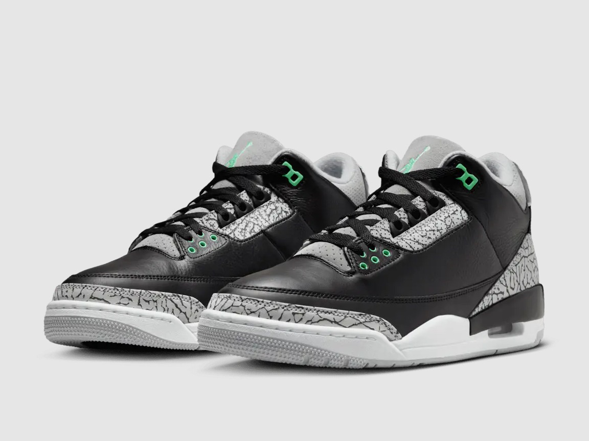 The Air Jordan 3 Green Glow Illuminates This Spring CrepProtect