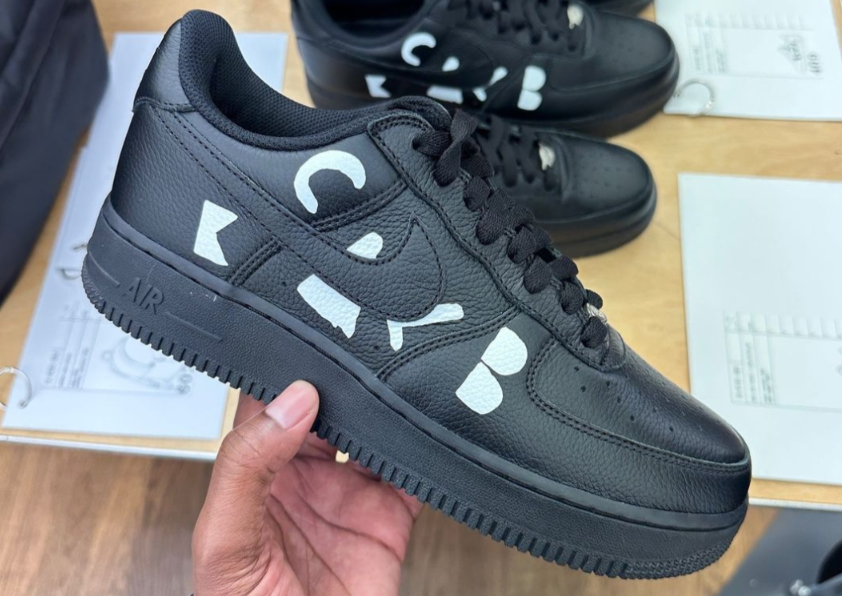 First Look CDG Black x Nike Air Force 1 CrepProtect