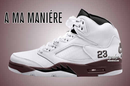 First Look: A Ma Maniére x Air Jordan 5 'Violet Ore First Look: A Ma Maniére x Air Jordan 5 'Violet Ore