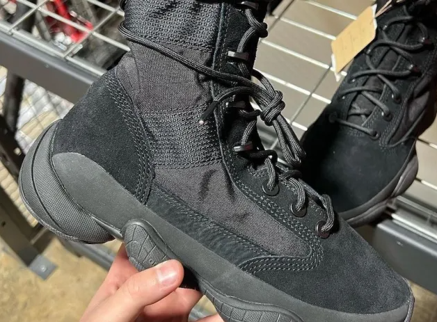 All black top yeezy high