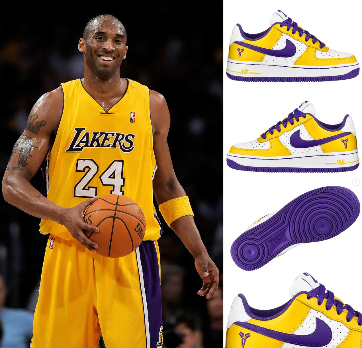 Kobe Bryant Air Force 1 Low Summer 2024 CrepProtect UK