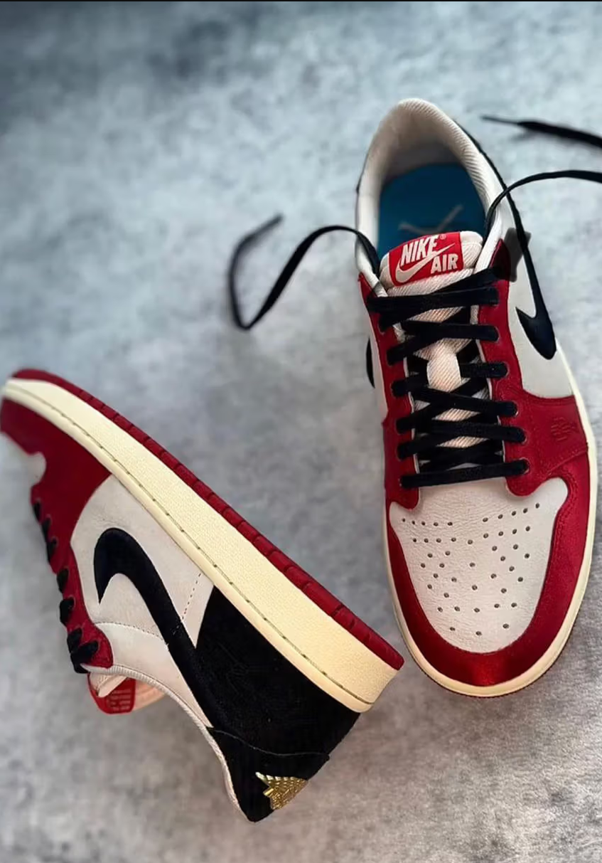 Sneak Peek Trophy Room x Air Jordan 1 Low OG CrepProtect