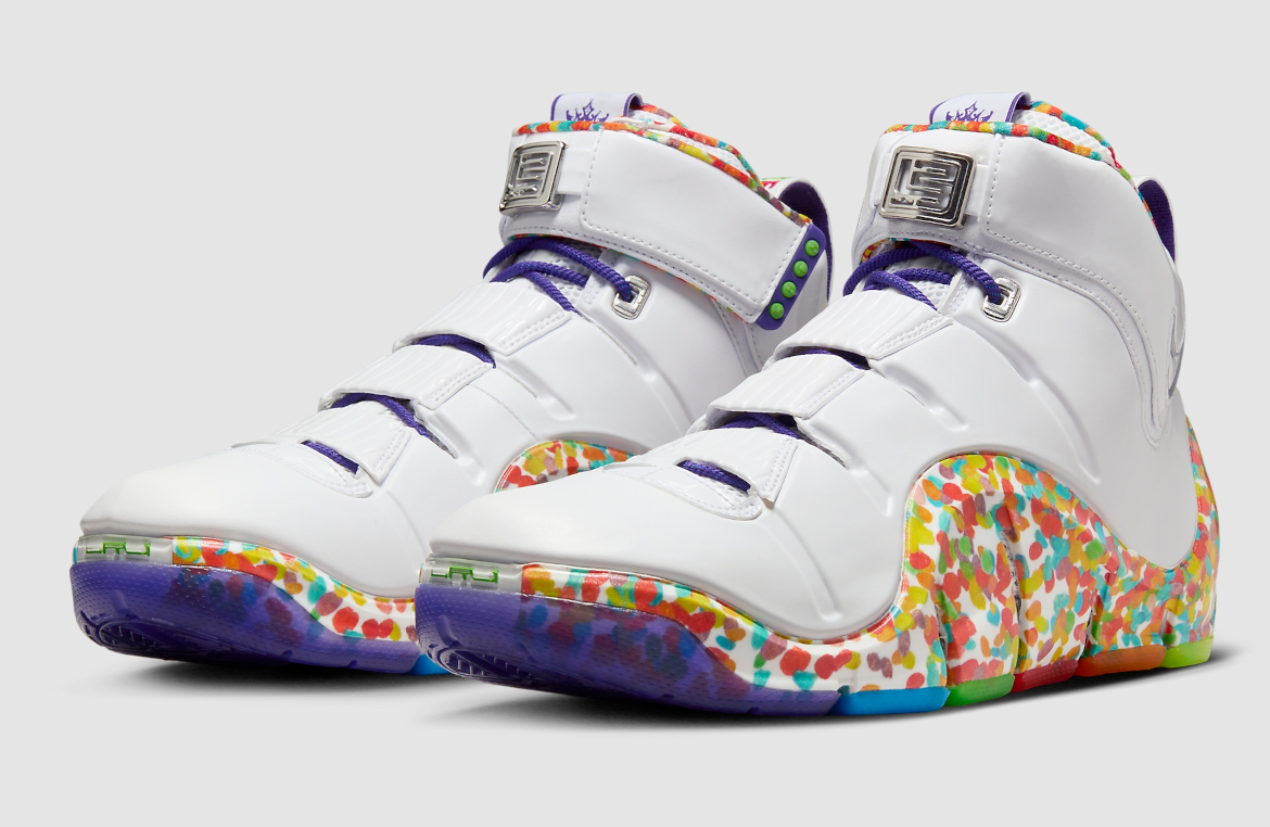 Nike LeBron 4 Fruity Pebbles Makes a Flavoursome Return