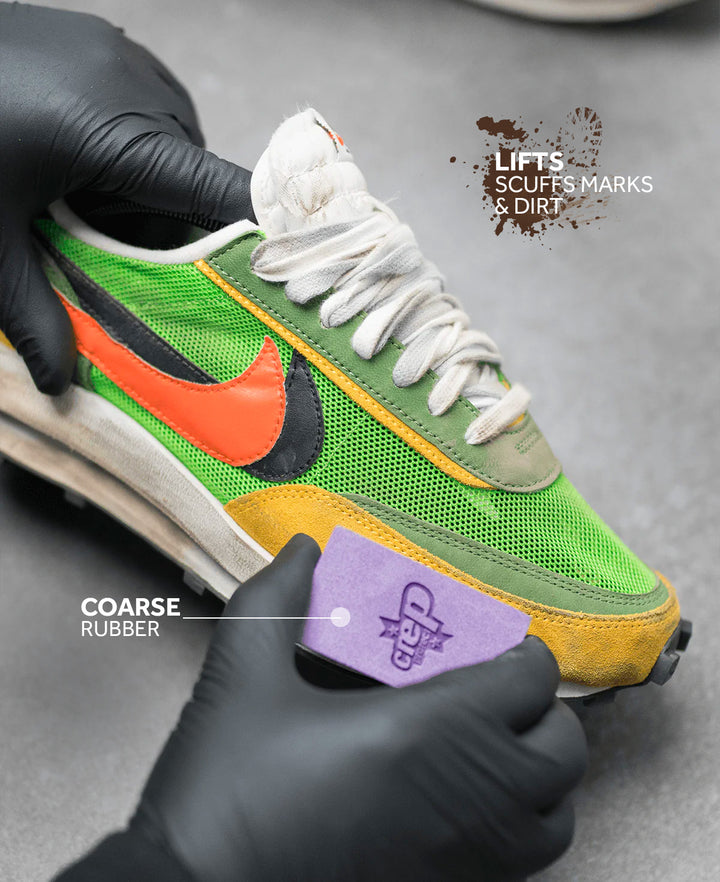 Crep protect eraser: reviving sneakers with effective cleaning.