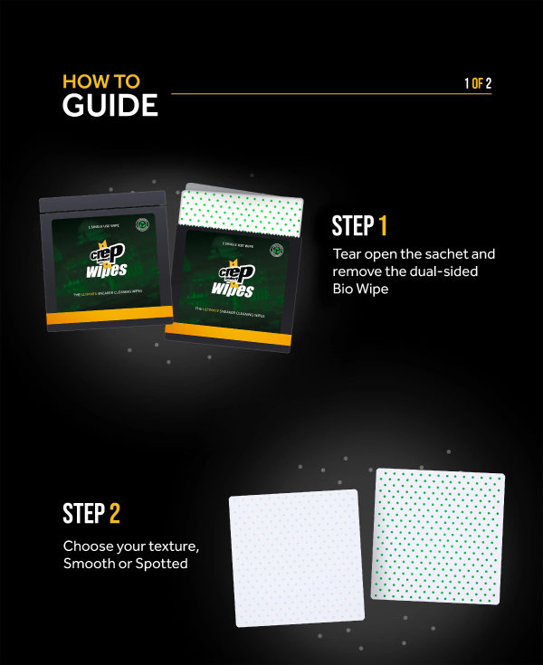 HOW TO wipes steps 1-2