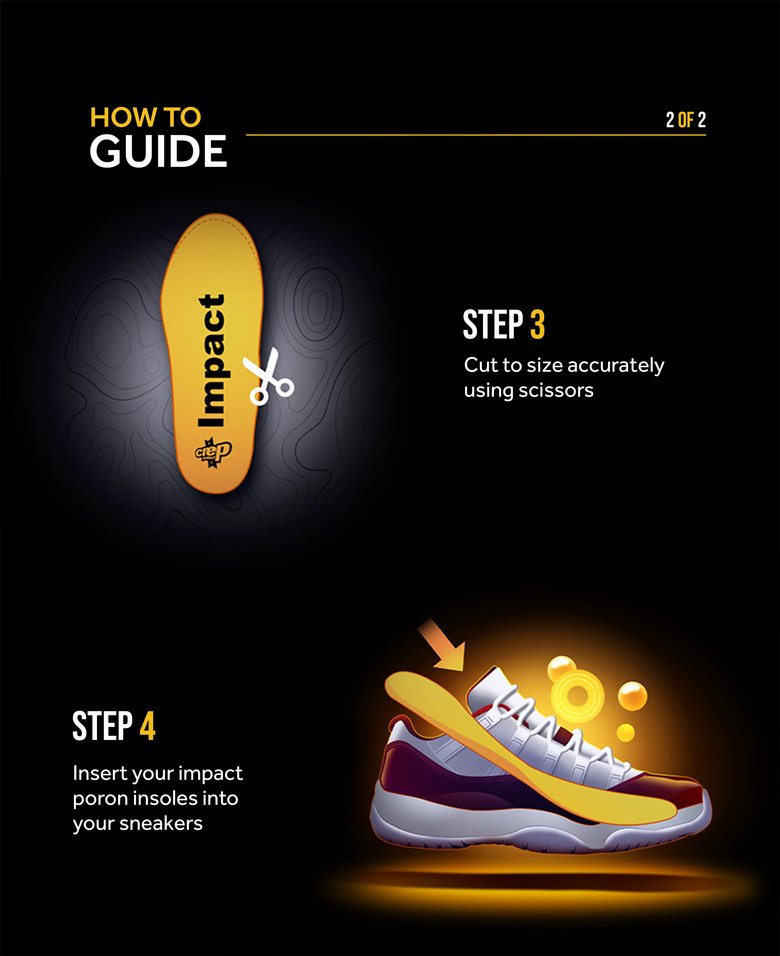 How To impact insoles steps 3-4