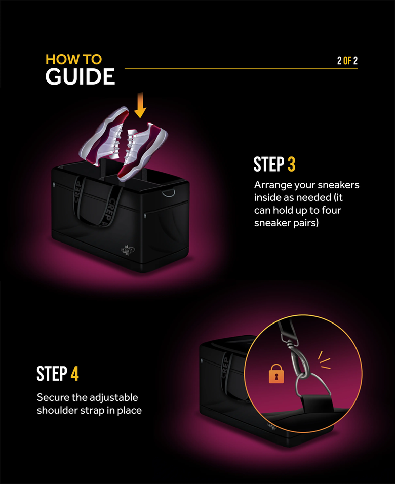 HOW TO Sneaker bag steps 3-4