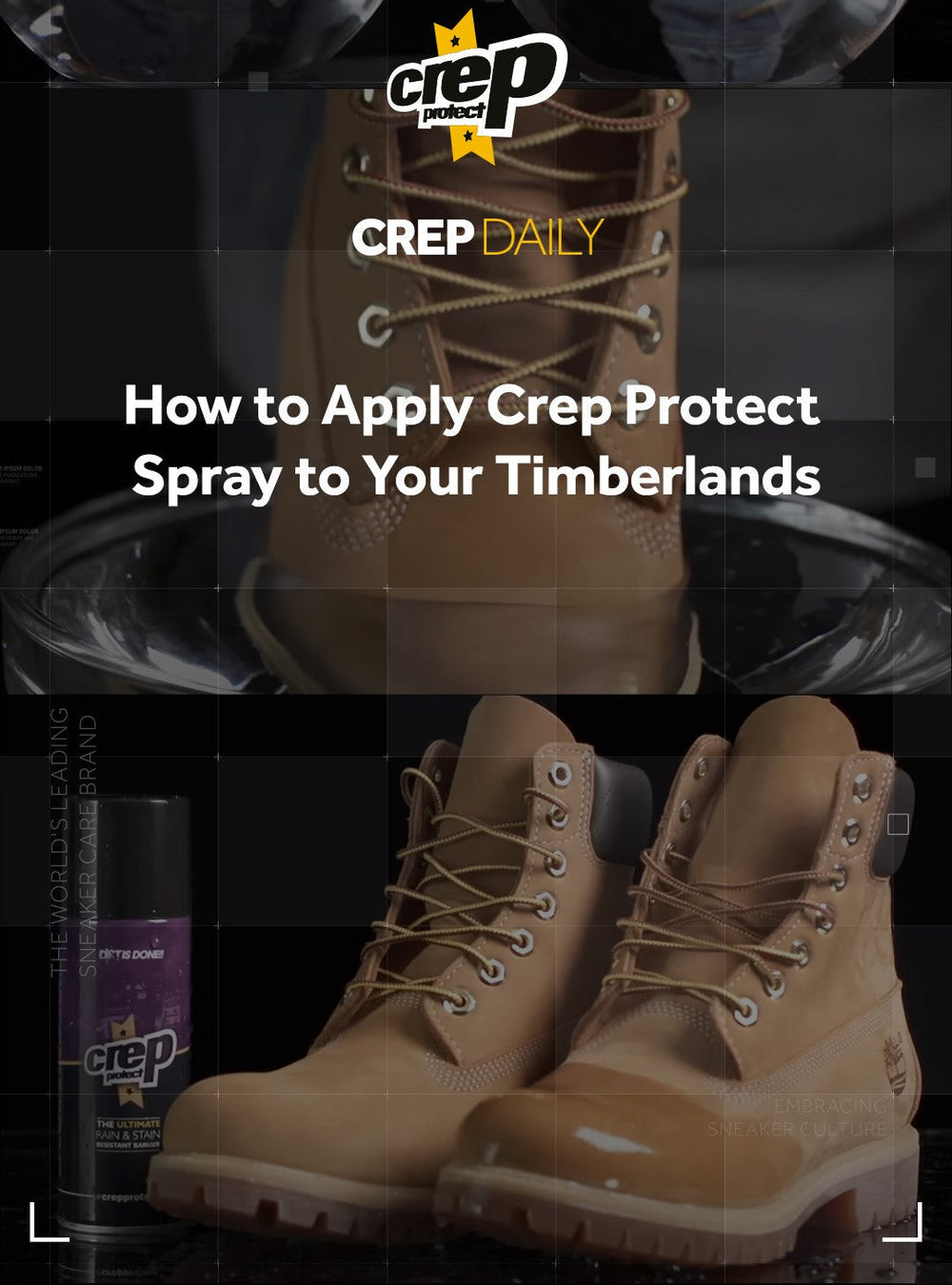 How to Apply Crep Protect Spray to your Timberlands – CrepProtect