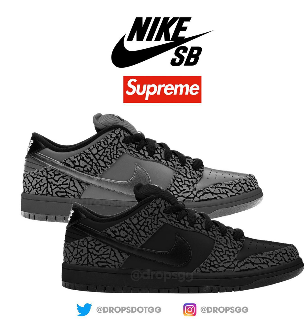 Supreme x nike sb 2025 dunk low
