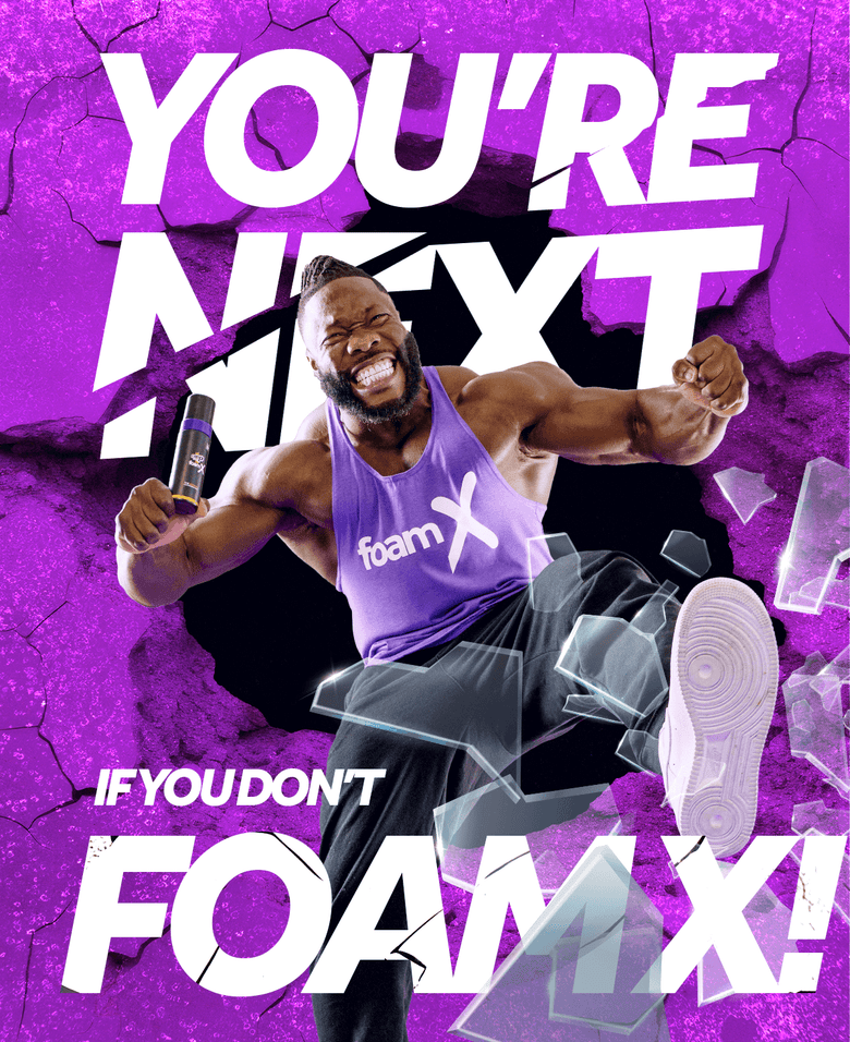 Foam X promotion 