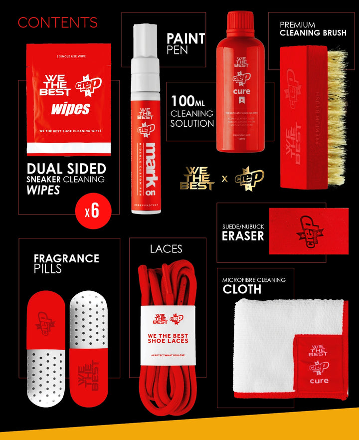 Crep Protect collaboration with DJ Khaled, featuring exclusive sneaker care products