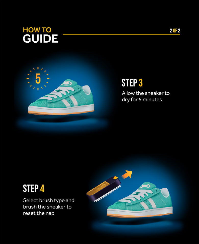 'How To'  Imagery Suede Reviver 