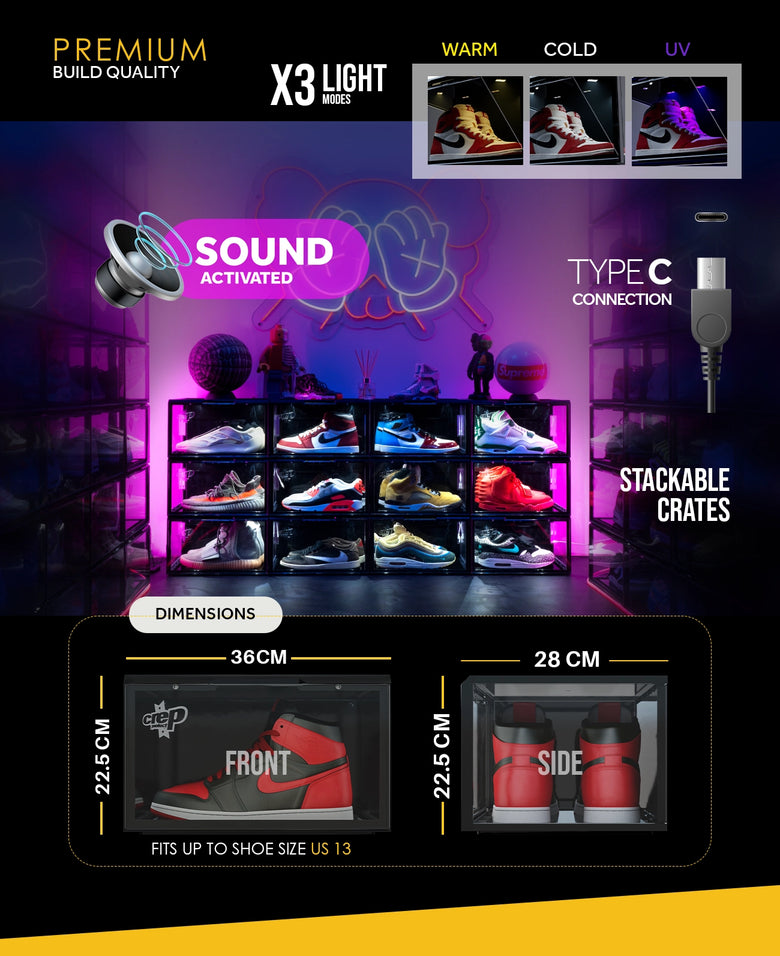 sneaker box 3.0: Innovative Sneaker Storage Solution by Crep Protect