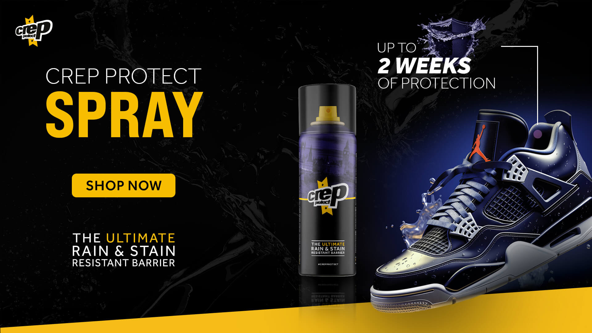 Crep Spray Banner
