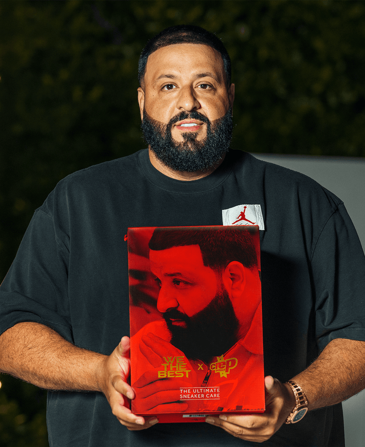 Crep Protect collaboration with DJ Khaled, offering innovative shoe care solutions with style